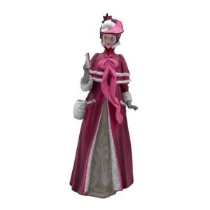 Avon 1989 Mrs. P.F.E. Albee Figurine Pink Women's President's Club Award Vintage